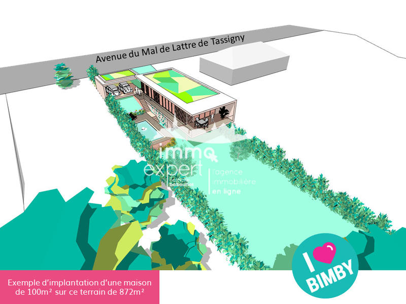 Terrain constructible - 1 672 m²