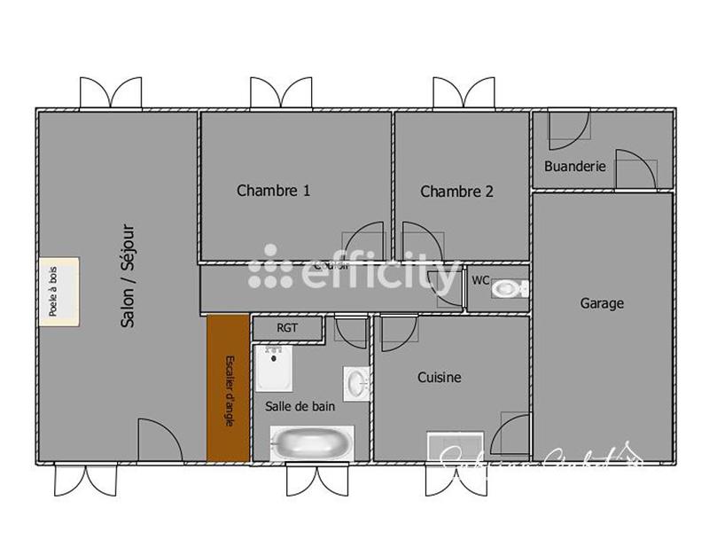 Maison - 133 m² - 8 pièces