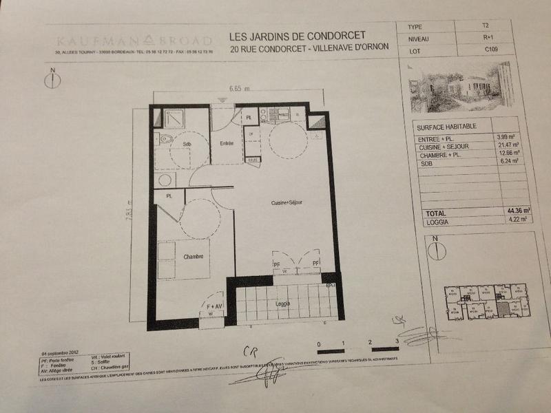 Appartement - 48 m² - 2 pièces