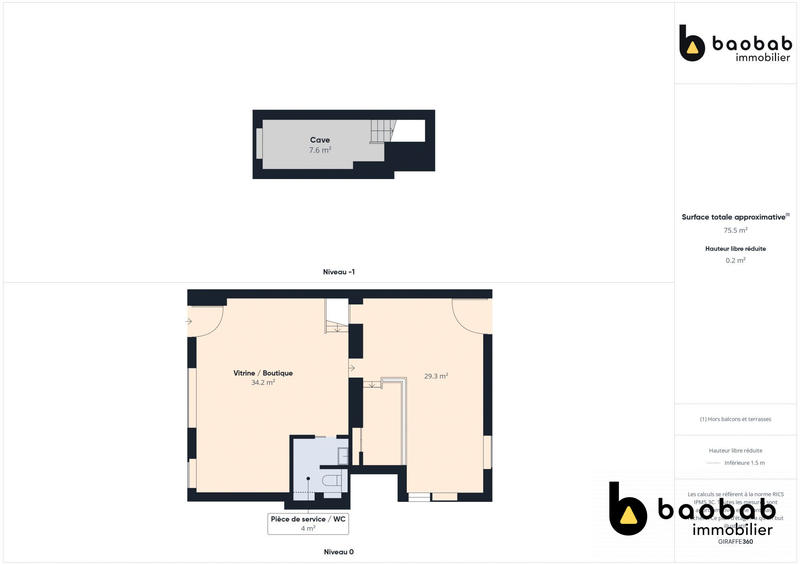 Fonds de commerce - Magasins - 80 m²