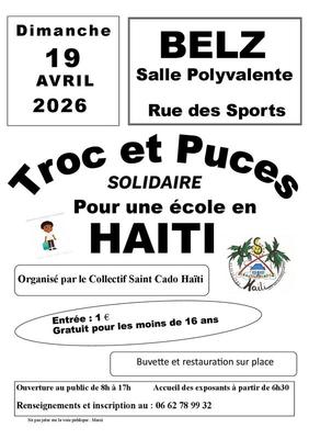 Troc et puces solidaire pour une école en haiti