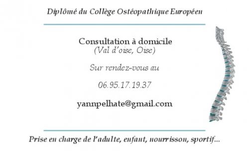 Yann Pelhate - Ostéopathe à Domicile