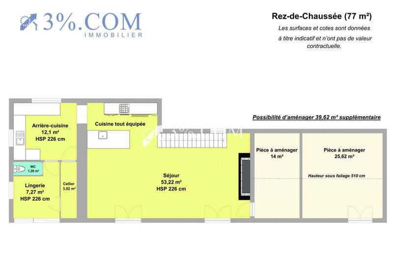 Maison - 150 m² - 5 pièces