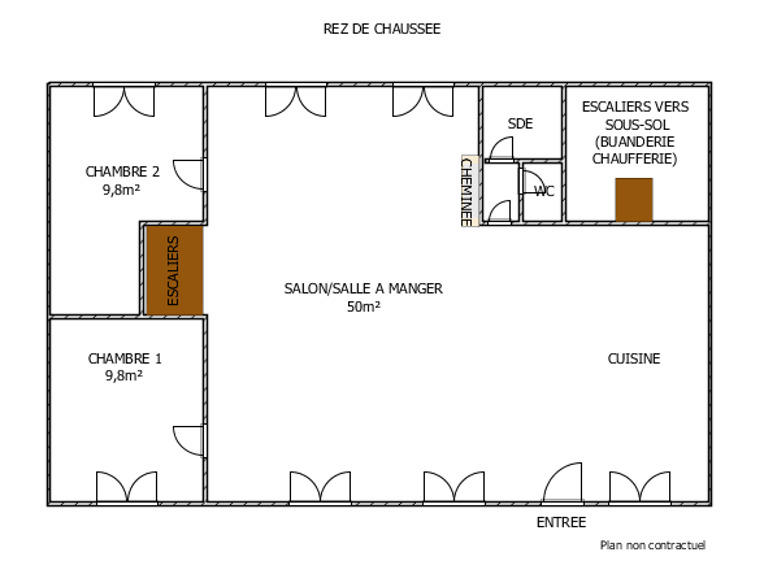 Maison - 200 m² - 7 pièces