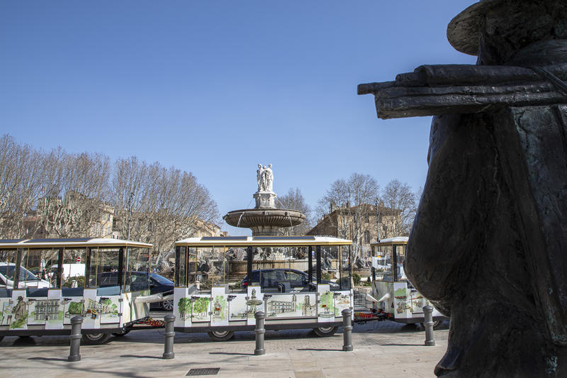 Visite d'Aix-en-Provence en petit train électrique