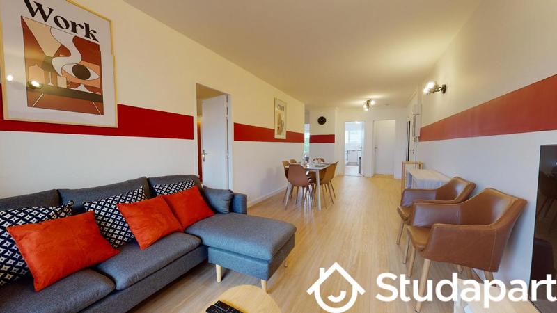 Chambre - 12 m² - 1 pièce