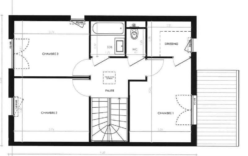 Maison - 88 m² - 4 pièces