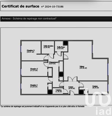 Appartement - 100 m² - 5 pièces