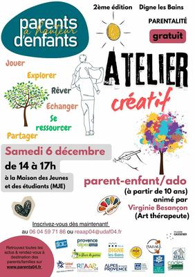 Atelier créatif parent-enfant/ado