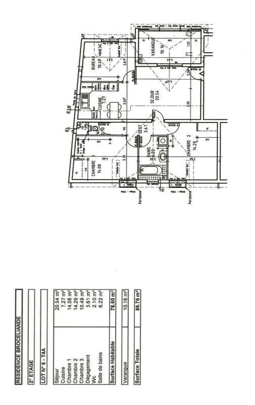 Appartement - 79 m² - 4 pièces