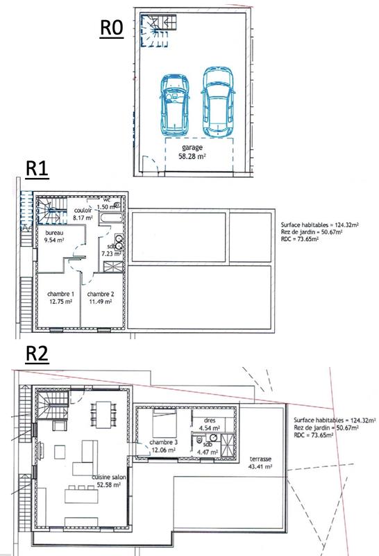 Maison - 124 m² - 4 pièces