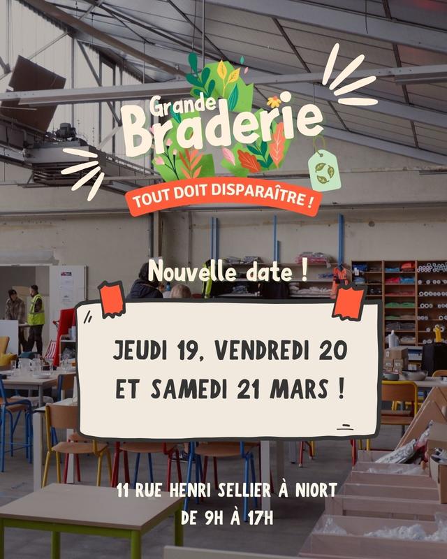 Grande Braderie de Raivalor à Niort