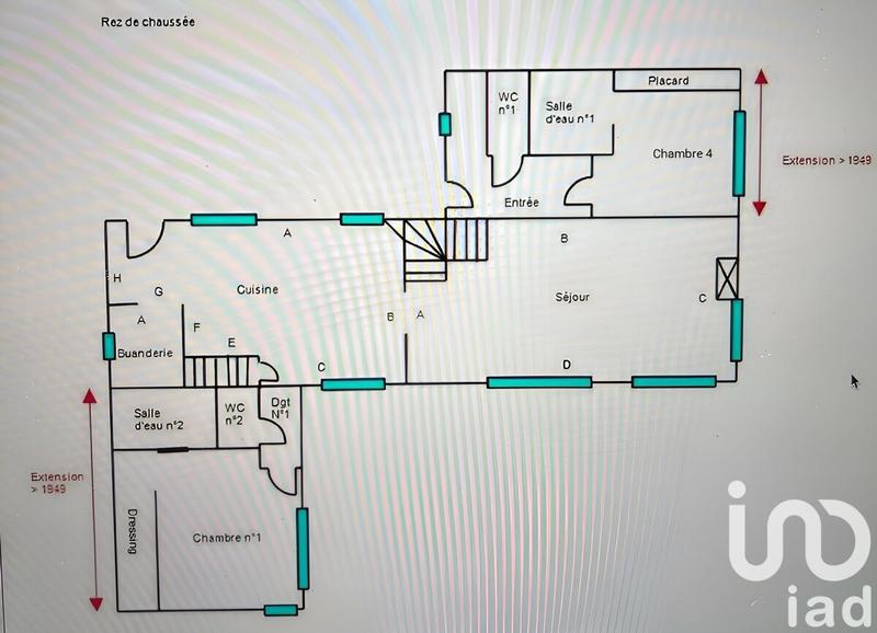 Maison - 147 m² - 6 pièces