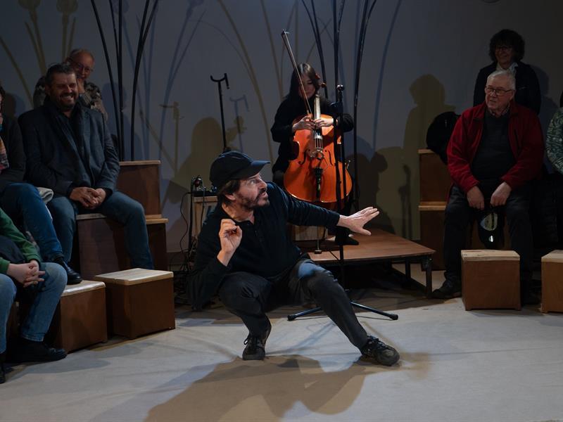 Spectacle - le sonneur à ventre jaune