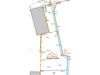 Terrain - 724 m²