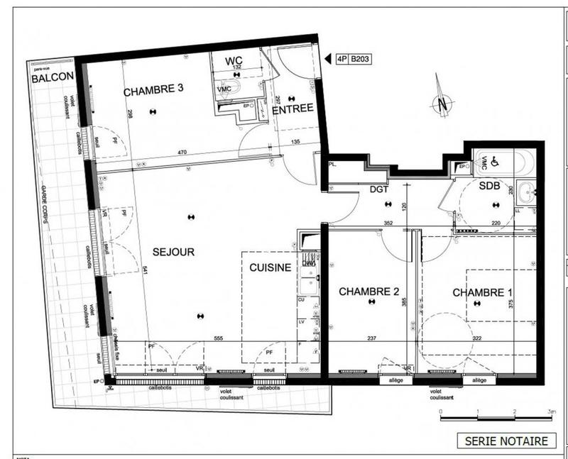 Appartement - 85 m² - 4 pièces