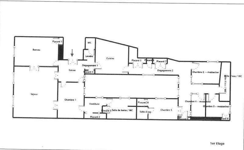 Appartement - 225 m² - 6 pièces