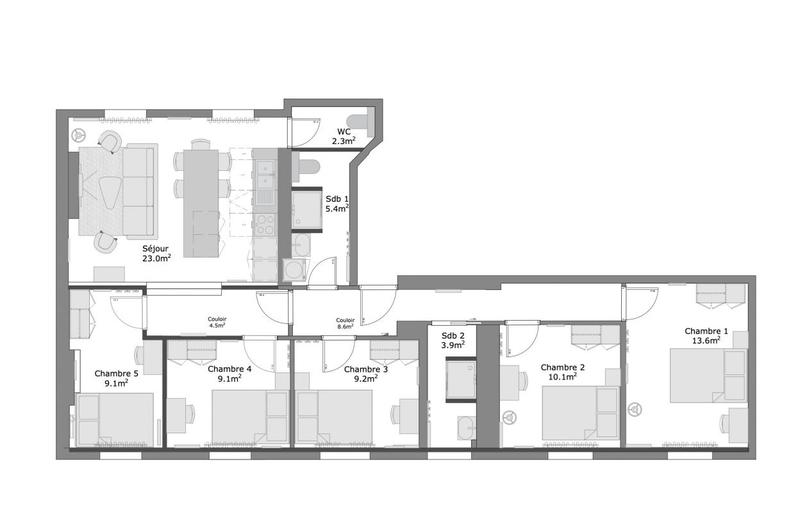 Appartement - 105 m²