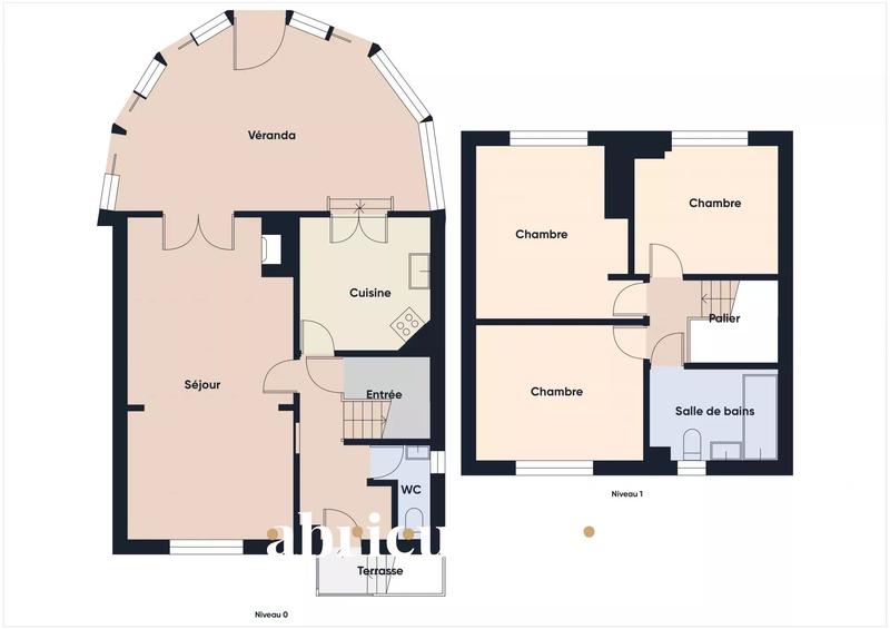 Maison - 76 m² - 5 pièces