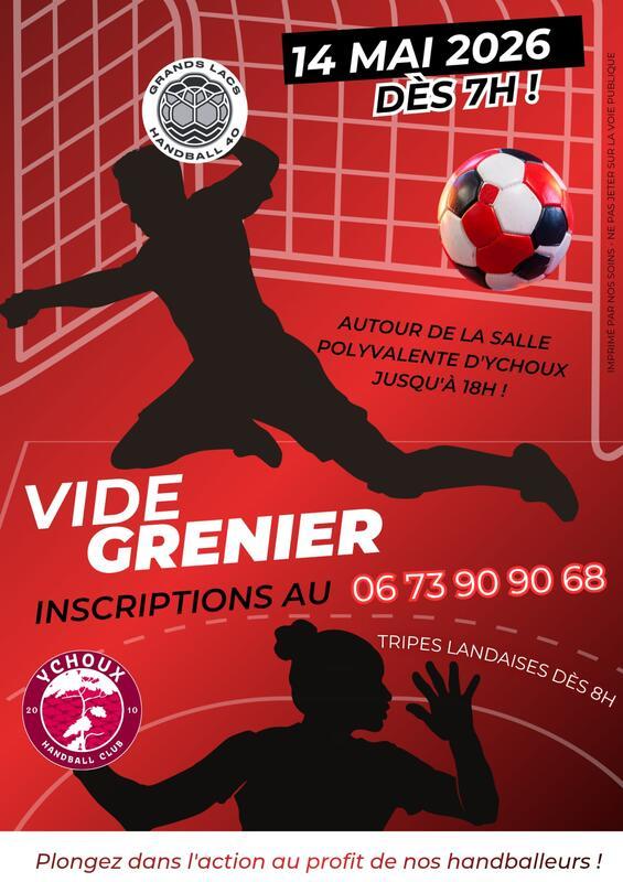 Vide grenier tripes landaises du hand ball