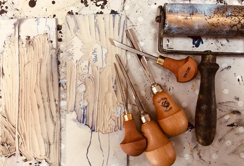 Atelier d'art - Linogravure