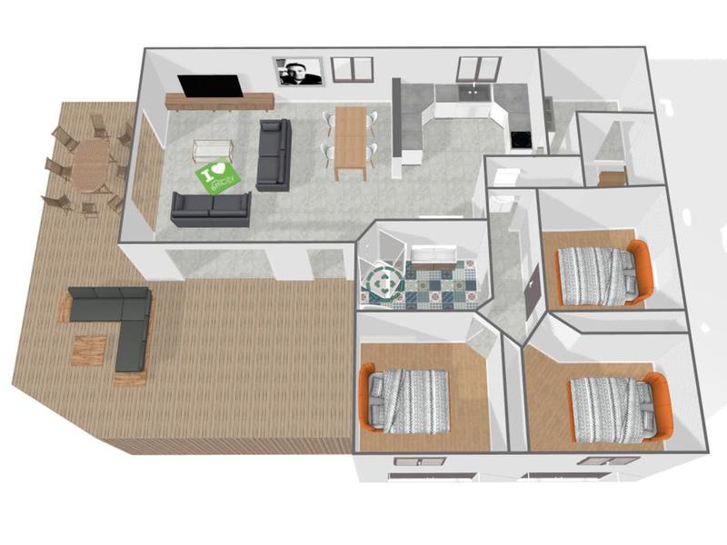 Maison - 120 m² - 5 pièces