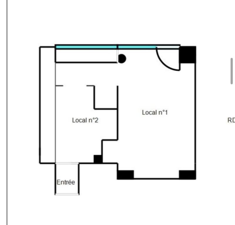 Bureau - 35 m² - 2 pièces