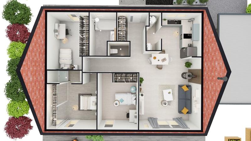 Maison - 73 m² - 4 pièces