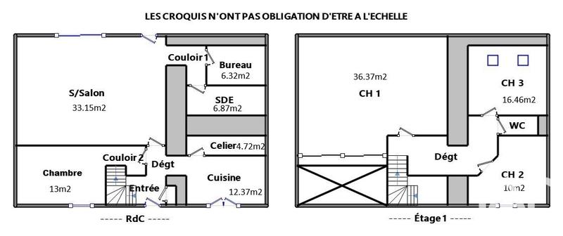 Maison - 165 m² - 6 pièces