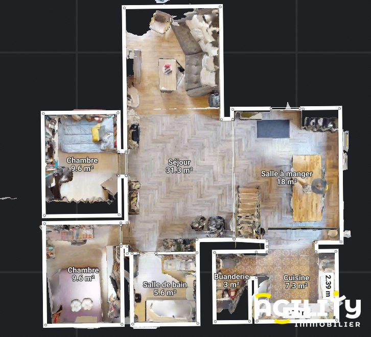 Maison - 100 m² - 4 pièces