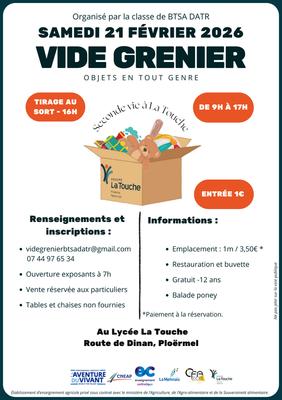 Vide-grenier au lycée la touche