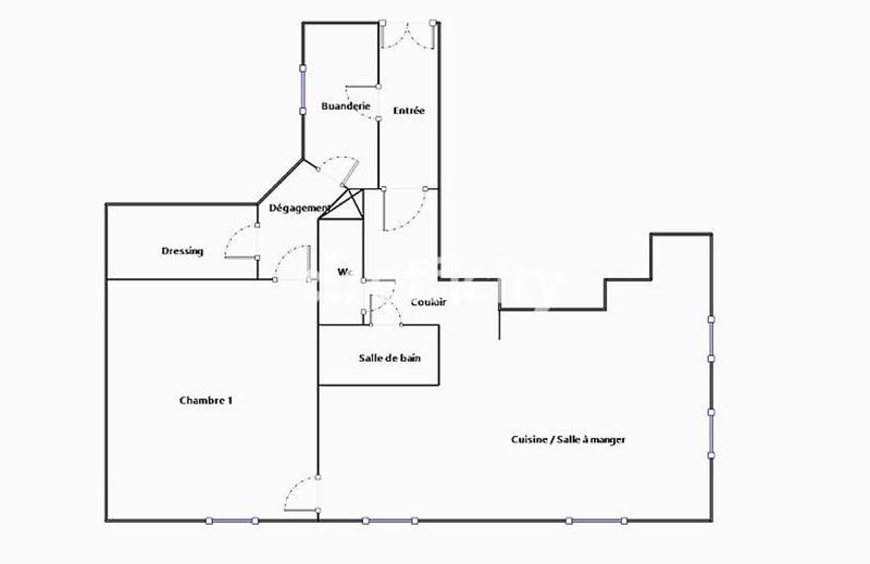 Appartement - 66 m² - 2 pièces