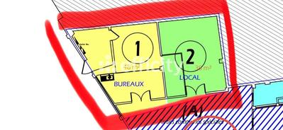 Bureau - 86 m² - 4 pièces