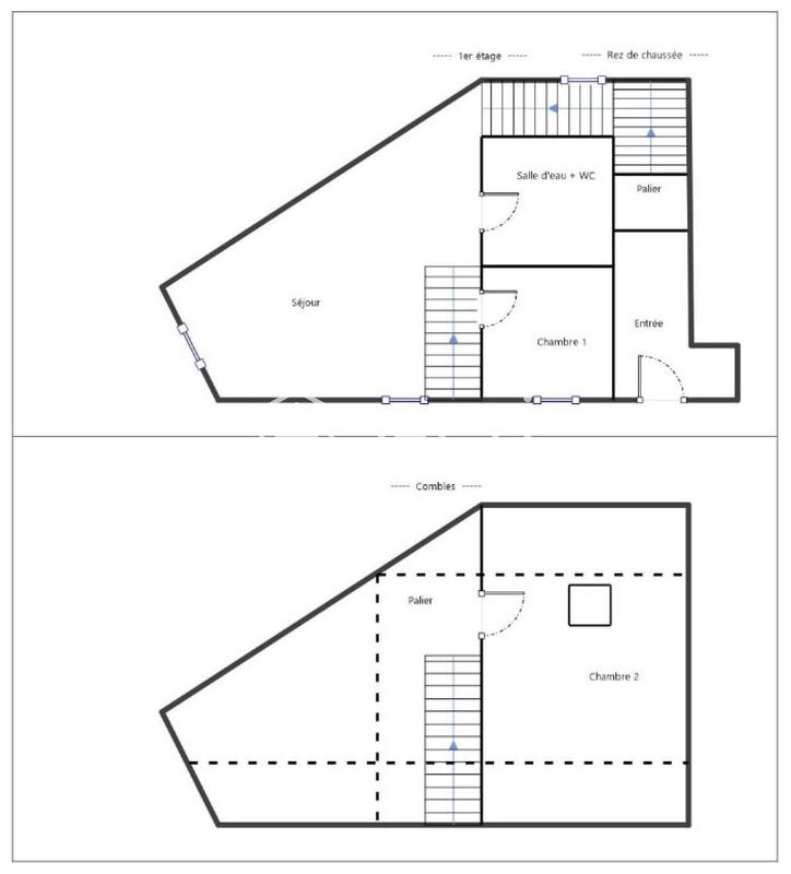 Appartement - 61 m² - 3 pièces