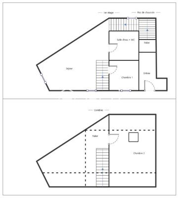 Appartement - 61 m² - 3 pièces