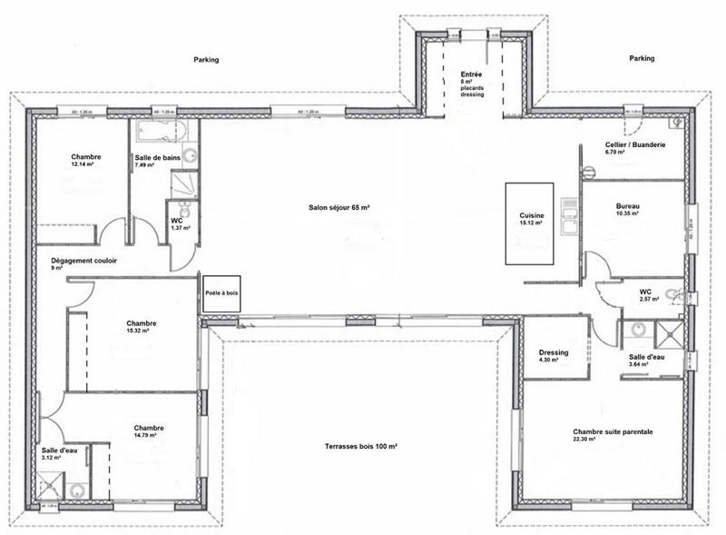 Maison - 206 m² - 7 pièces
