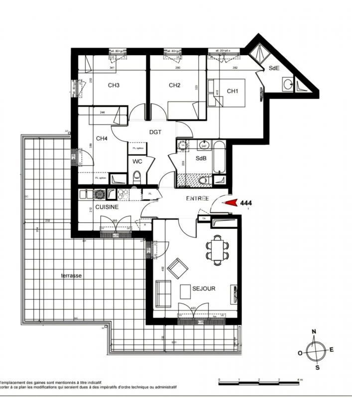 Appartement - 89 m² - 5 pièces