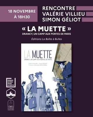 Rencontre littéraire avec Valérie Villieu et Simon Géliot : Bd « la Muette » (La Boîte à Bulles)