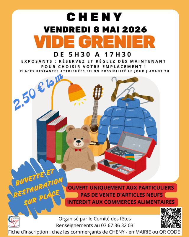 Vide grenier de cheny