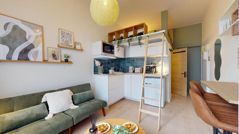 Studio - 16 m² - 2 pièces