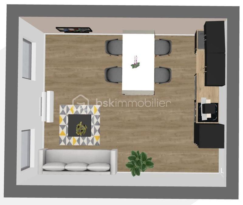 Duplex - 45 m² - 3 pièces