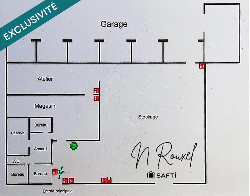 Local commercial - 1 000 m²