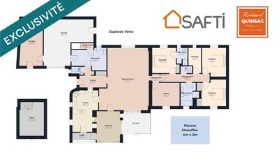 Maison - 208 m² - 9 pièces