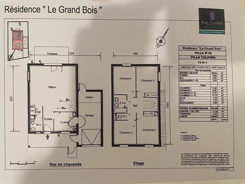 Maison - 104 m² - 5 pièces