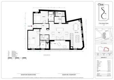 Appartement - 111 m² - 4 pièces