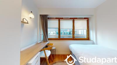 Chambre - 14 m² - 1 pièce