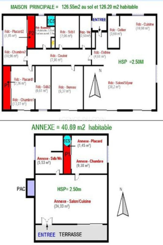 Maison contemporaine - 167 m² - 4 pièces