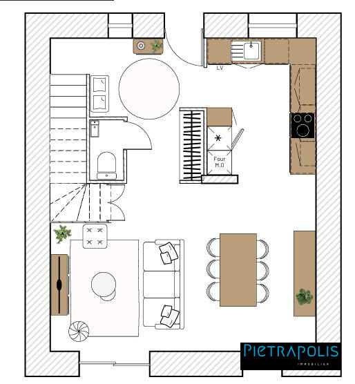 Maison ancienne - 90 m² - 4 pièces