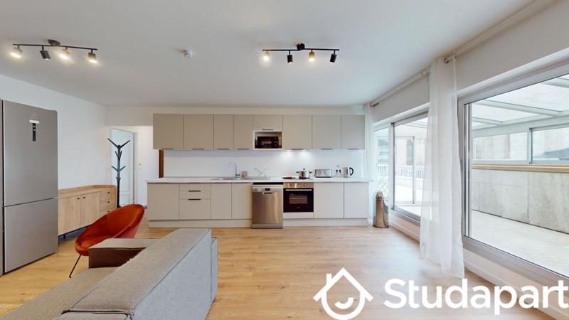 Chambre - 9 m² - 1 pièce