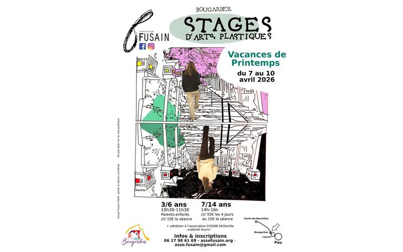 Stage d'art plastique vacances d'hiver